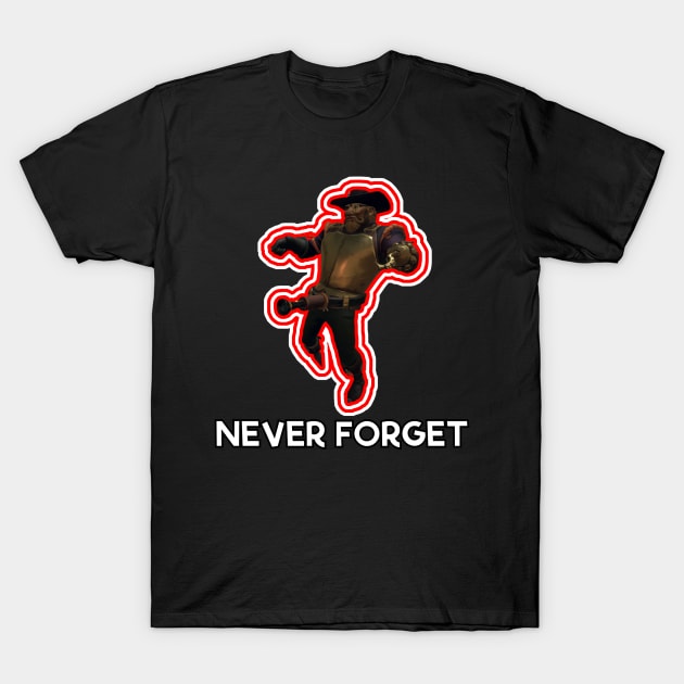 NEVER FORGET T-Shirt by CaptainFalcore